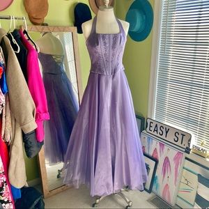 Dusty Lavender Purple Formal Dress